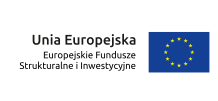 Logo Unia Europejska Europejskie Fundusze Strukturalne i Inwestycyjne